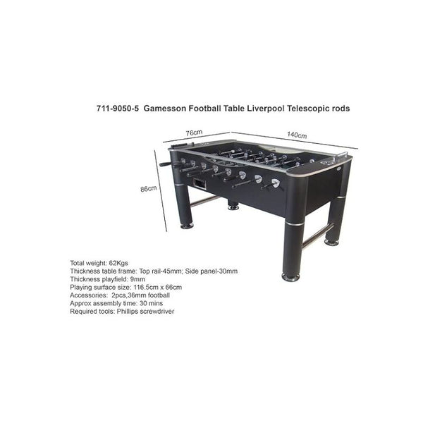 Gamesson Liverpool Football Table