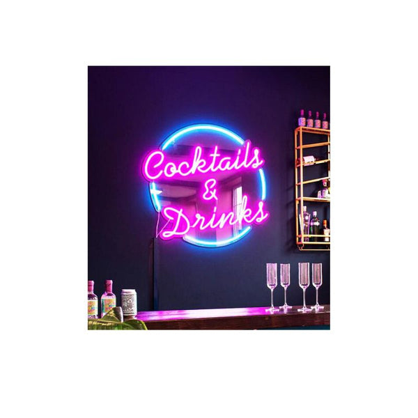 Cocktails & Drinks Neon Light Sign